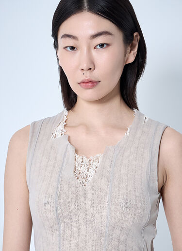 Our Legacy Ragged Vest Beige our0261007