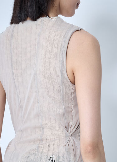 Our Legacy Ragged Vest Beige our0261007
