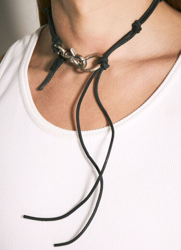 Ladon Keyring Necklace Our Legacy Ladon Keyring Necklace Black our0346008