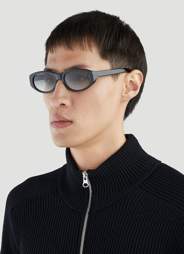 Unwound Sunglasses Our Legacy Unwound Sunglasses Black our0352020