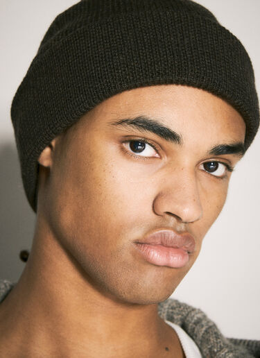 Wool Knit Beanie Hat Our Legacy Wool Knit Beanie Hat Grey our0358011