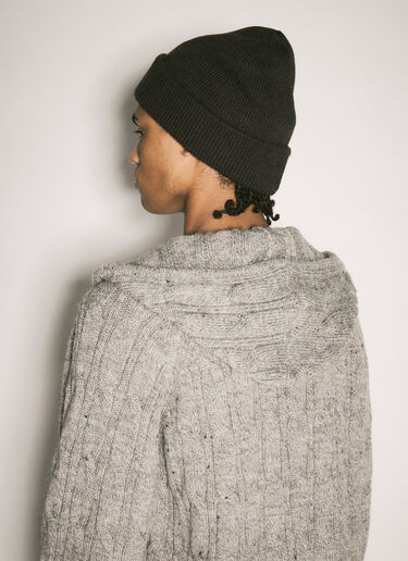 Wool Knit Beanie Hat Our Legacy Wool Knit Beanie Hat Grey our0358011