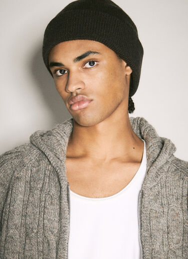 Wool Knit Beanie Hat Our Legacy Wool Knit Beanie Hat Grey our0358011