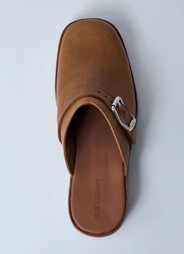 Camion Mules Our Legacy Camion Mules Brown our0360017