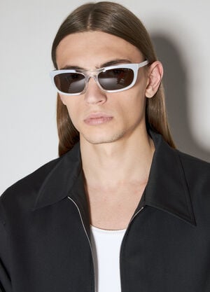 Our Legacy Shelter Sunglasses Silver ous0356021