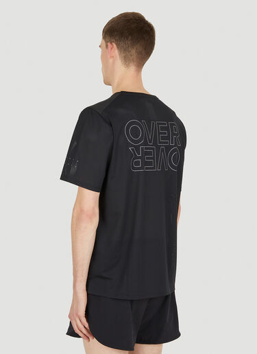 徽标印花运动 T 恤 OVER OVER 徽标印花运动 T 恤 黑色 ovr0150005