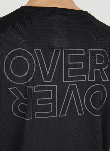 徽标印花运动 T 恤 OVER OVER 徽标印花运动 T 恤 黑色 ovr0150005