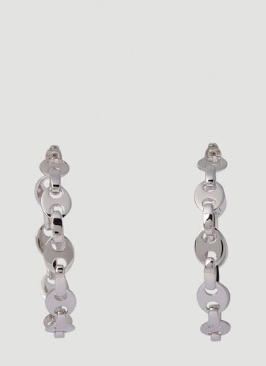 Eight Nano Hoop Earrings Rabanne Eight Nano Hoop Earrings Silver pac0252046