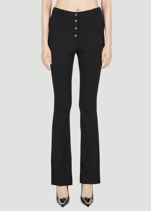 Rabanne Flare Button Pants Black pac0253001