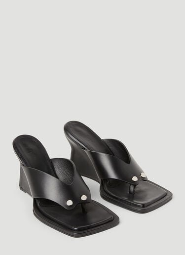 Dune Wedges Paris Georgia Dune Wedges Black pag0253006