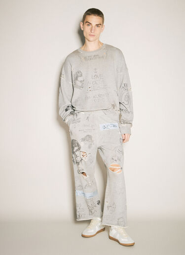 Paly Pumping Iron Crewneck Sweatshirt Grey pal0158002