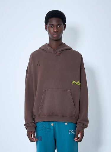 Paly Blank Hooded Sweatshirt Brown pal0160004
