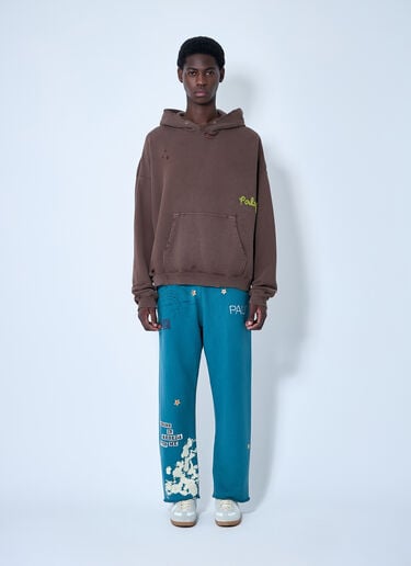 Paly Blank Hooded Sweatshirt Brown pal0160004