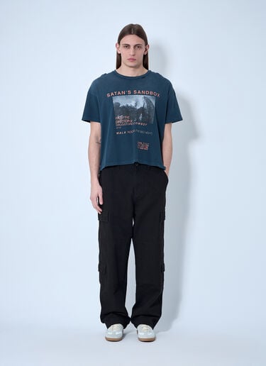 Paly サタンのサンドボックスTシャツ  ブラック pal0160010