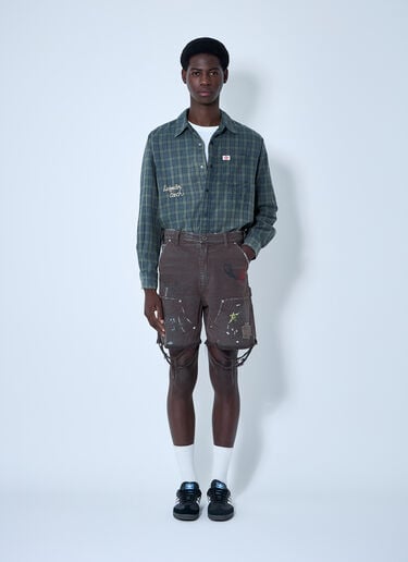 Distressed Shorts Paly Distressed Shorts Brown pal0160011