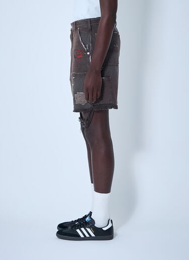 Paly Distressed Shorts Brown pal0160011
