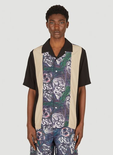 Skulls Bowling Shirt P.A.M. Skulls Bowling Shirt Black pam0149007