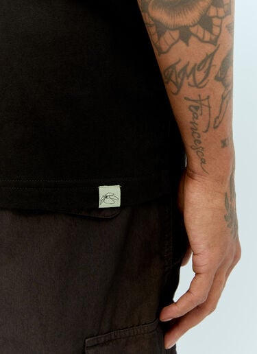 P.A.M. Logo Print T-Shirt Black pam0357005