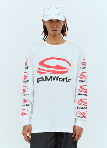 ロゴプリントTシャツ P.A.M. ロゴプリントTシャツ ホワイト pam0357007
