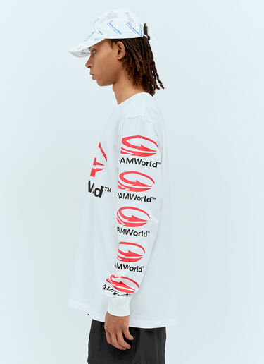 ロゴプリントTシャツ P.A.M. ロゴプリントTシャツ ホワイト pam0357007