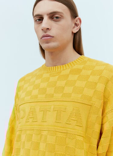 Purl Ribbed Knit Sweater Patta Purl Ribbed Knit Sweater Yellow pat0154004