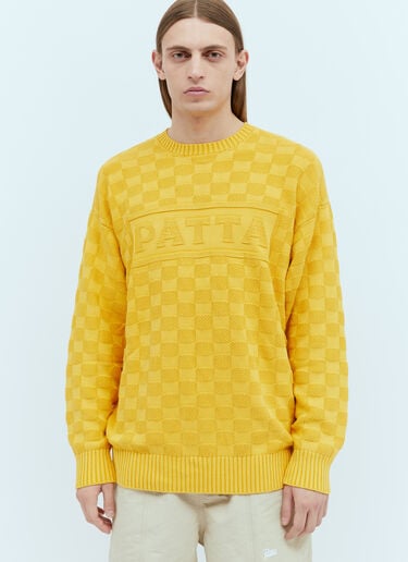 Purl Ribbed Knit Sweater Patta Purl Ribbed Knit Sweater Yellow pat0154004
