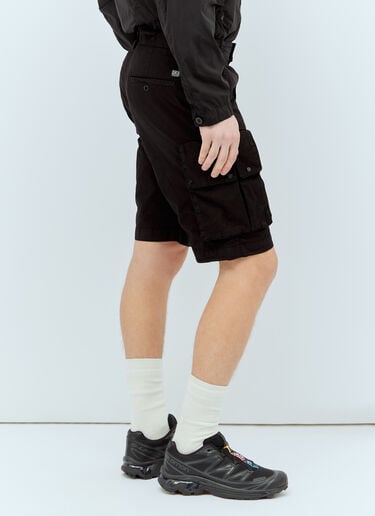 C.P. Company 트윌 카고 쇼츠 블랙 pco0156001