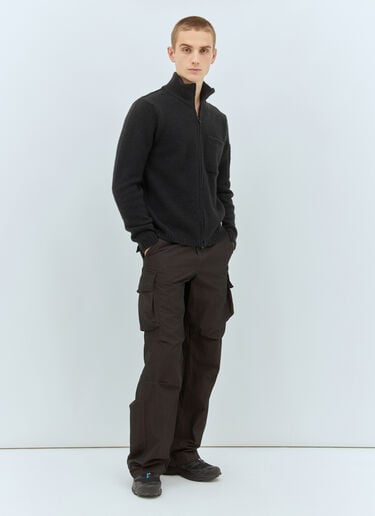 소프트 니트 가디건 C.P. Company 소프트 니트 가디건 블랙 pco0158003