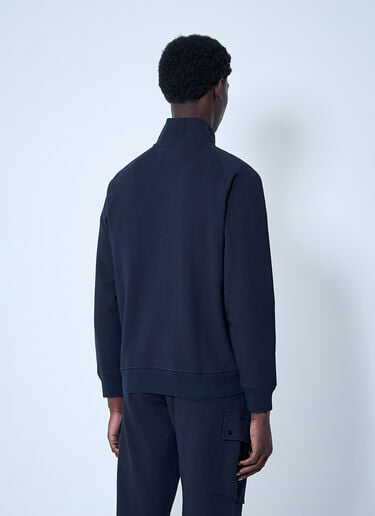 C.P. Company Diagonal Raised Fleece Sweatshirt Blue pco0159012