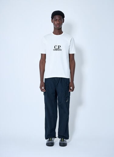 C.P. Company Mercerized Jersey Twisted British Sailor T-Shirt White pco0159013