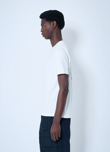 Mercerized Jersey Twisted British Sailor T-Shirt C.P. Company Mercerized Jersey Twisted British Sailor T-Shirt White pco0159013