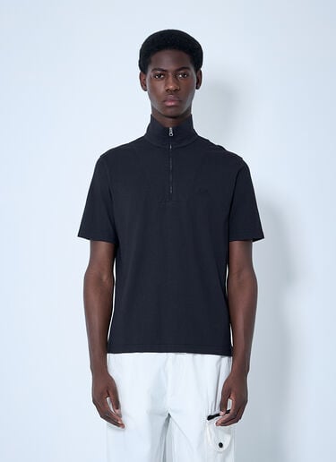 C.P. Company 1020 半拉链 Polo 衫  黑色 pco0160006