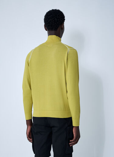 C.P. Company Half Zip-Up Sweater Green pco0160007