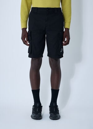 C.P. Company Cargo Shorts Black pco0160008