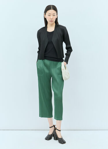먼슬리 컬러: 디셈버 가디건 Pleats Please Issey Miyake 먼슬리 컬러: 디셈버 가디건 블랙 plp0255010