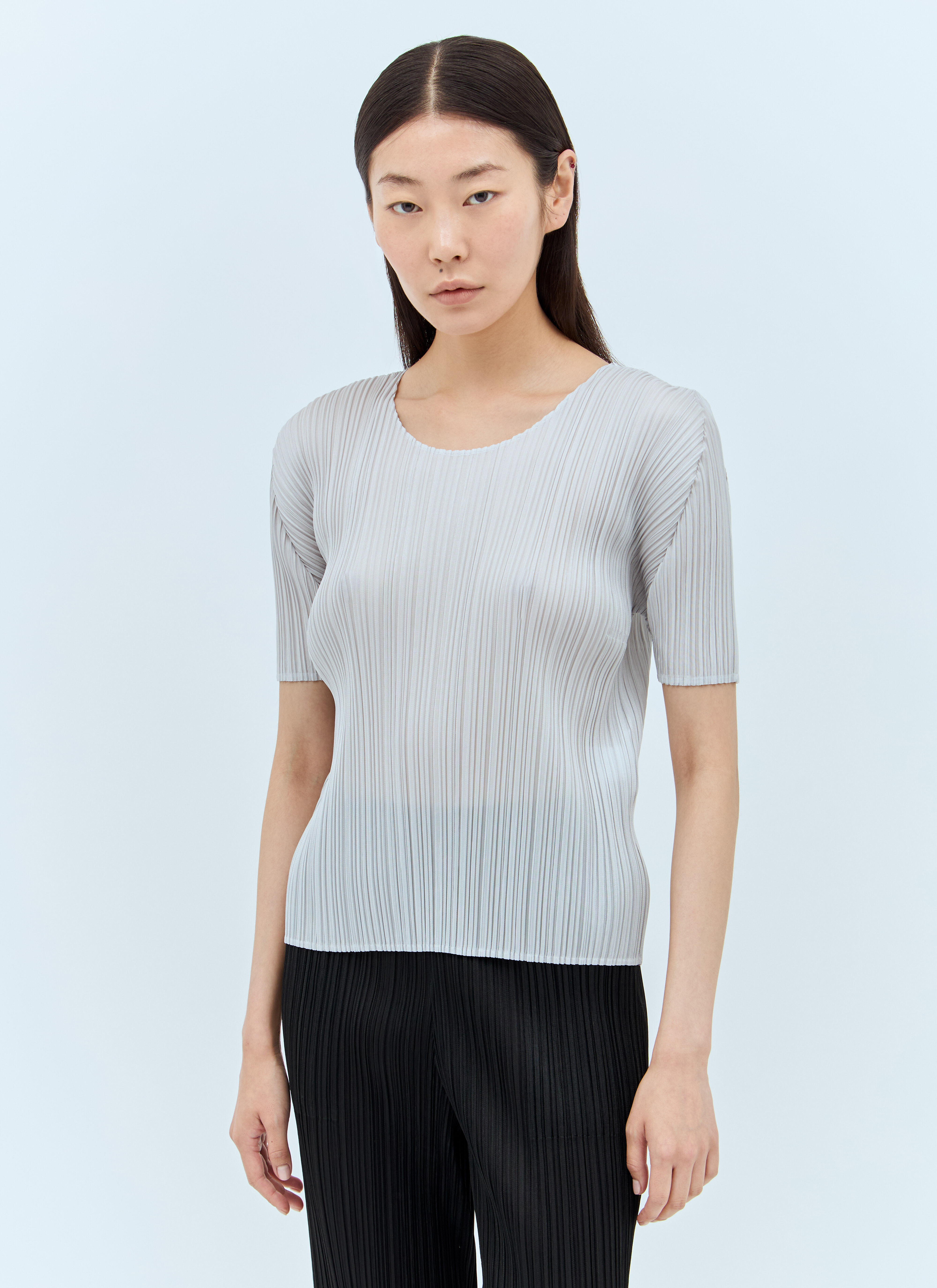 定番の冬ギフト Pleats Please Issey Miyake レディース 半袖プリーツトップス トップス