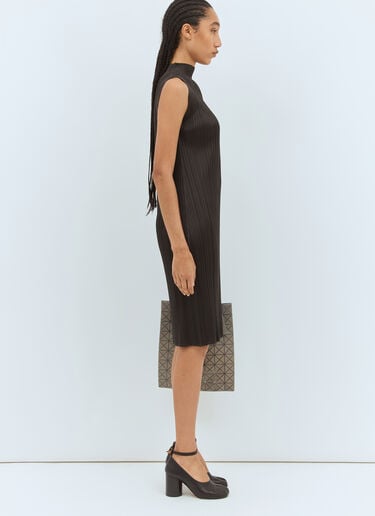 Pleats Please Issey Miyake 高领中长连衣裙 灰色 plp0258005