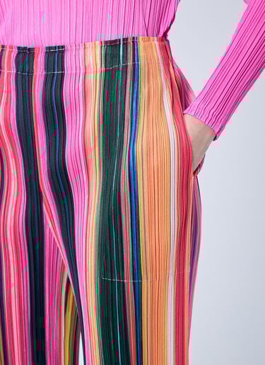 Warp Pleated Pants Pleats Please Issey Miyake Warp Pleated Pants Multicolour plp0259002