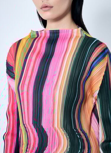 Warp Pleated Maxi Dress Pleats Please Issey Miyake Warp Pleated Maxi Dress Pink plp0259003