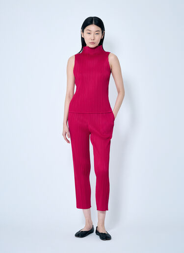 Pleats Please Issey Miyake 高领上衣 红色 plp0259020