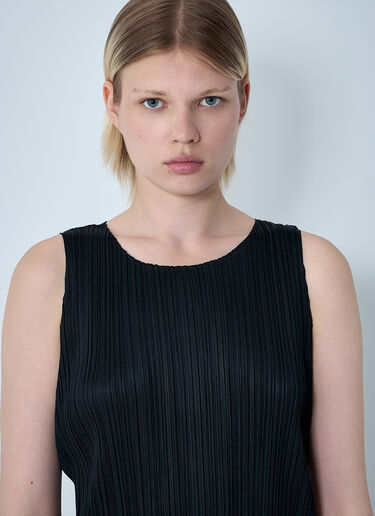 플리츠 미디 원피스 Pleats Please Issey Miyake 플리츠 미디 원피스 블랙 plp0260019