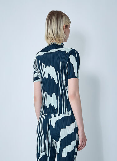 Pleats Please Issey Miyake 주름진 탑  블루 plp0261001