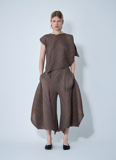 Pleated Shirt Pleats Please Issey Miyake Pleated Shirt Brown plp0261003