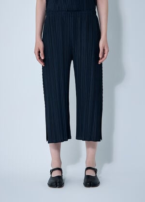 Pleats Please Issey Miyake Mellow Pleated Pants Blue plp0261006