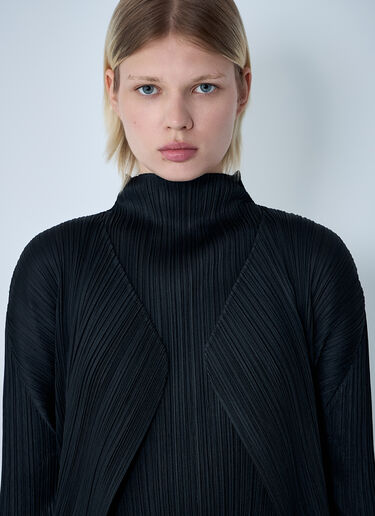 褶裥开衫 Pleats Please Issey Miyake 褶裥开衫 黑色 plp0261009