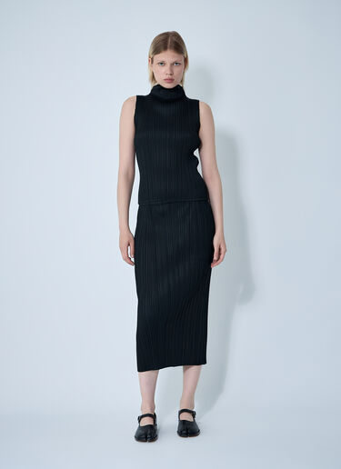 Pleated Skirt Pleats Please Issey Miyake Pleated Skirt Black plp0261010