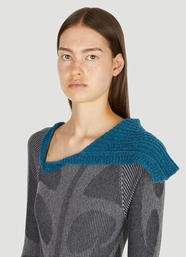 Paolina Russo 일루젼 니트 캣수트 그레이 plr0250002