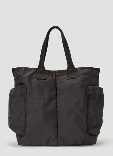 Logo Patch Tote Bag Porter-Yoshida & Co Logo Patch Tote Bag Black por0340008