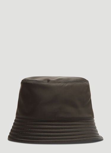 Nylon Logo Bucket Hat Prada Nylon Logo Bucket Hat Black pra0135038