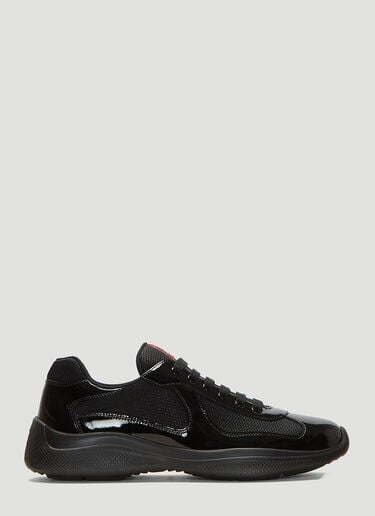 America's Cup Lace-Up Sneakers Prada America's Cup Lace-Up Sneakers Black pra0137059